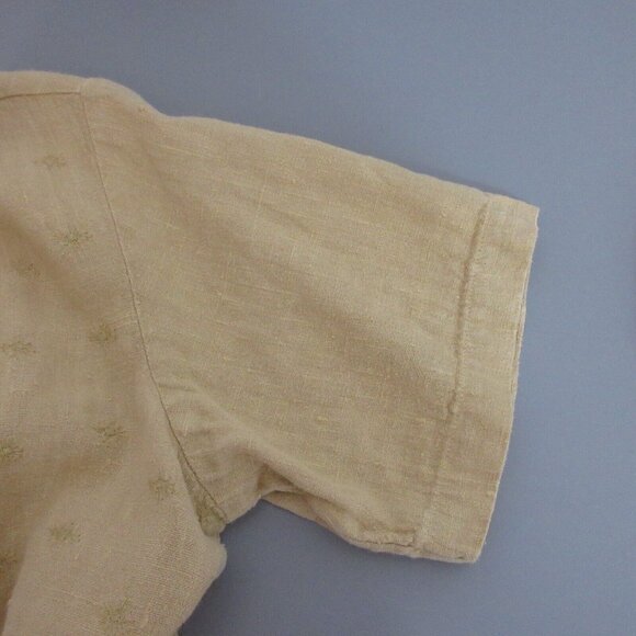 2-Piece 100% Linen Lagenlook Midi Sleeveless Dress-Button Jacket Set Sz Large - Picture 10 of 12